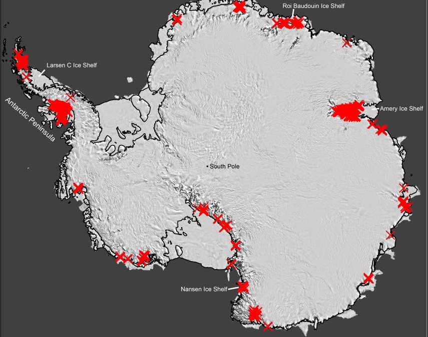 Water is Streaming Across Antarctica