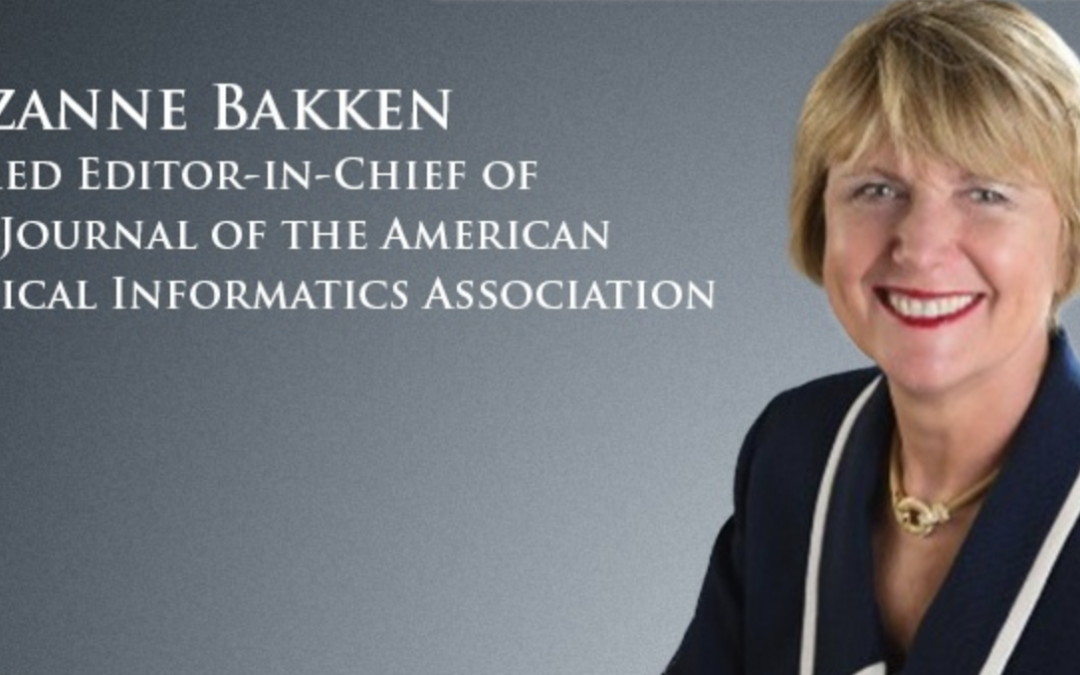 Suzanne Bakken Named Editor-in-Chief of the Journal of the American Medical Informatics Association