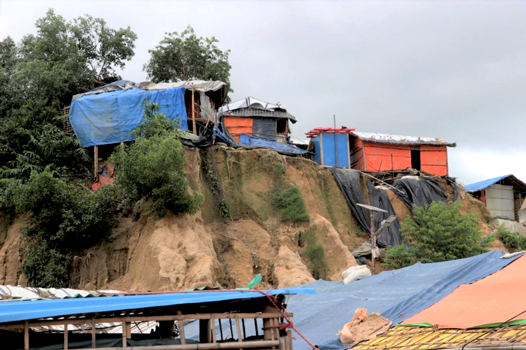 Assessing Landslide Risk in Rohingya Refugee Camps