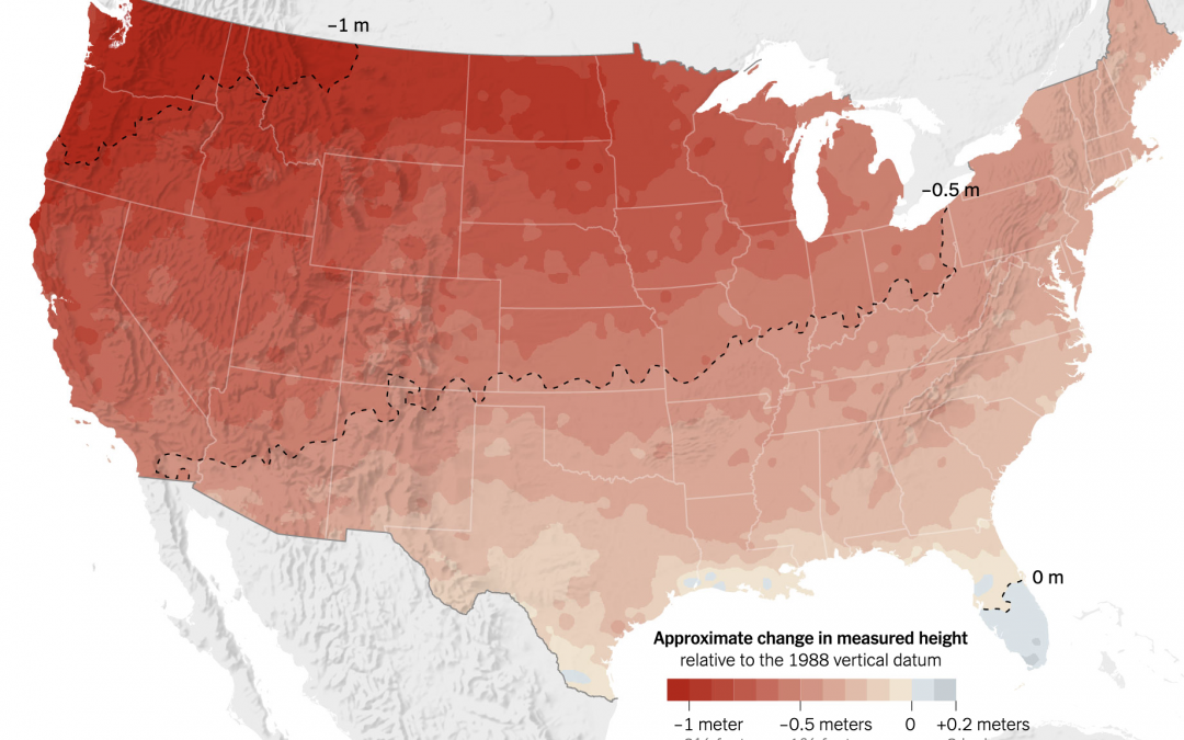 The U.S. Is Getting Shorter, as Mapmakers Race to Keep Up